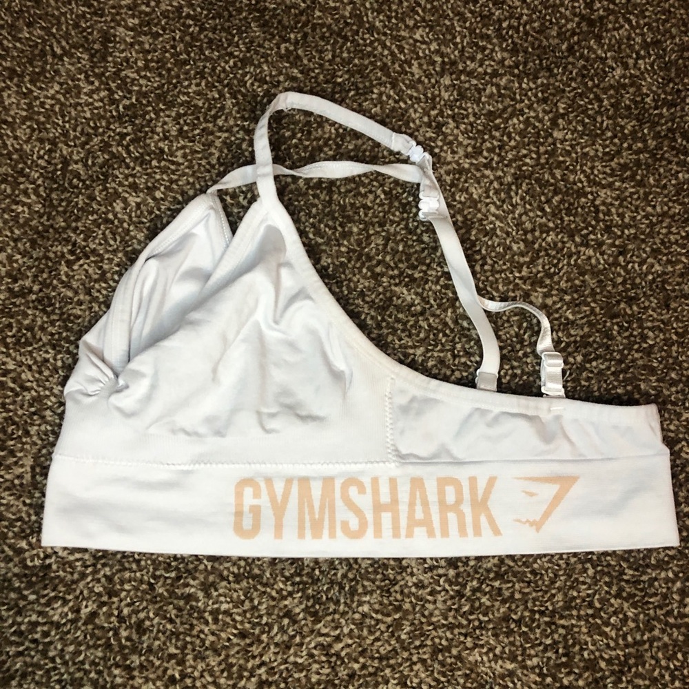 White Gymshark sports bra